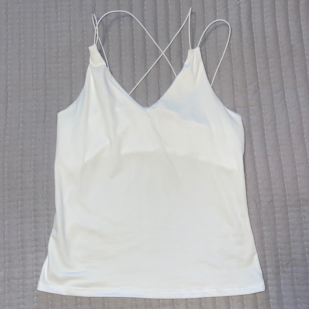 White crop top